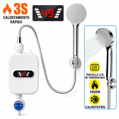 Regadera Eléctrica ThermoLux™ [AGUA CALIENTE SIN GAS]