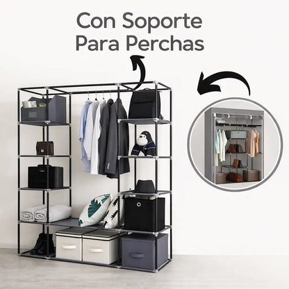 Closet Plegable Multiuso MaxCloset™ + 2 Tapetes Antiderrapantes y Impermeables [ÚLTIMAS UNIDADES]