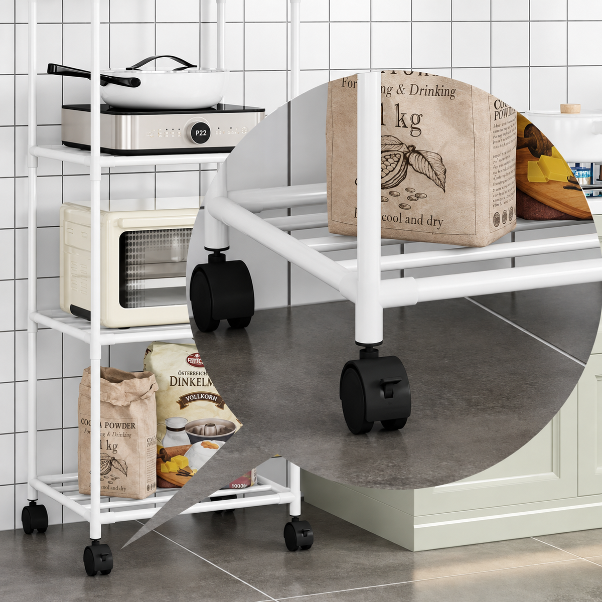 Estante Organizadora de Cocina 6 Niveles OrganiRack PRO™