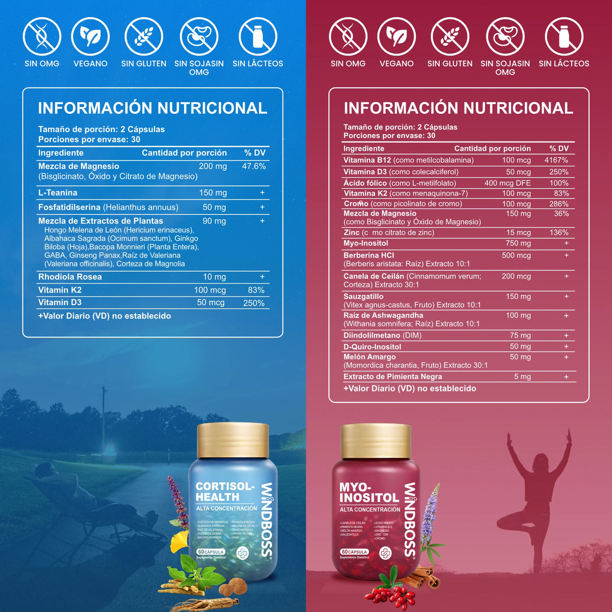 Combo Cortisol-Health + Myo-Inositol™ [ÚLTIMAS UNIDADES]